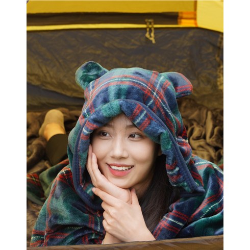 메종노아 입는 밍크담요