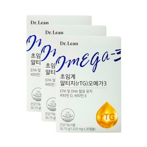 닥터린 초임계 알티지 오메가3 1025mg x 30캡슐 x 3박스, 3개, 30정