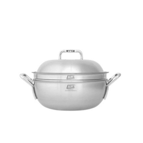 [정품] AMT 316Ti 통5중 샤프 파티웍 24cm, 1개