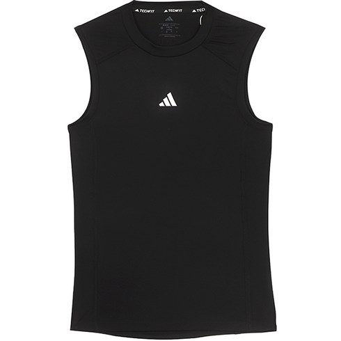 액티브리즈싱글렛 - 아디다스 M TECHFIT COMPRESSION TRAINING SLEEVELESS TEE 헬스 운동 러닝 컴프레션 싱글렛 민소매 티