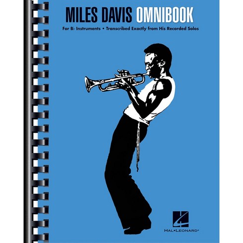 Miles Davis Omnibook - B flat 마일즈 데이비스 옴니북 B-flat 트럼펫 관악기 솔로 악보집 Hal Leonard 할 레오나드