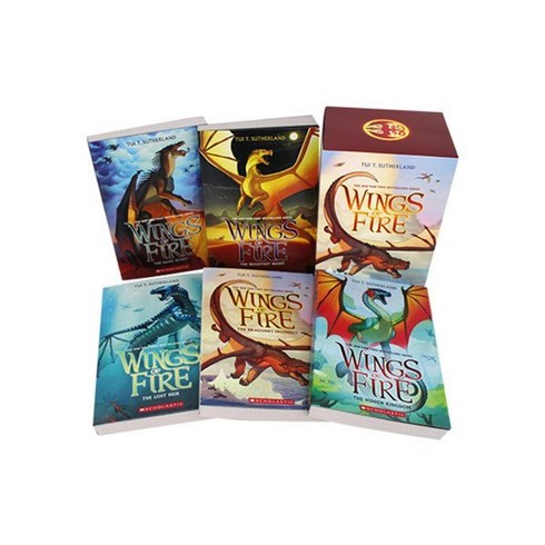 Wings of Fire Boxset Books 1-5 (Wings of Fire)(Paperback):, Scholastic Paperbacks