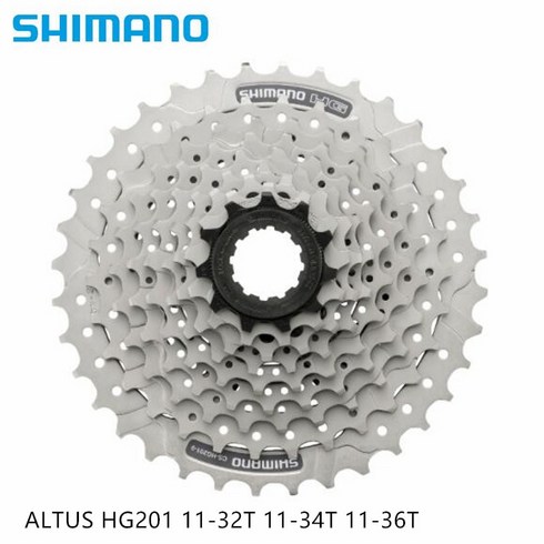 스프라켓 시마노-에이체라/알투스 HG200/HG201 하이퍼 글라이드 자전거 mtb 9 단 카세트 11-32t/11-34t/11