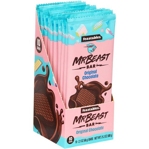 미스터비스트 초콜릿 오리지널 다크초콜릿 60g X 3팩, 1박스, 600g