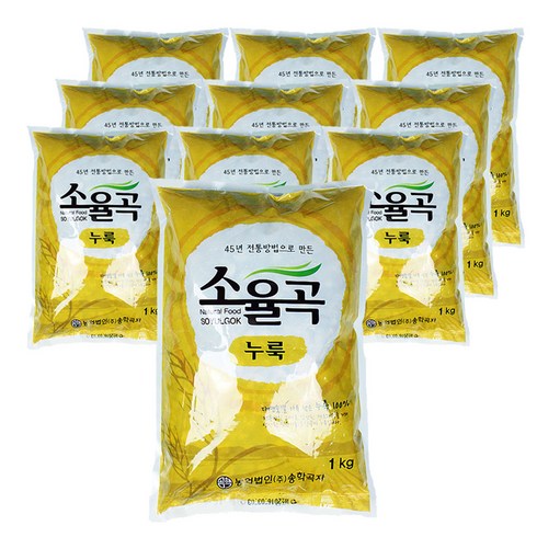 송학곡자 소율곡 수입산 미국산 막걸리 누룩, 1개, 10kg