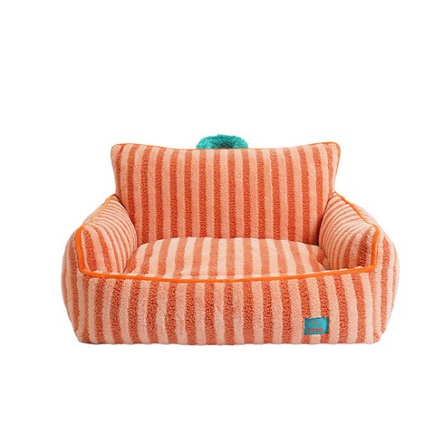 zeze 애완 애묘 애완동물 쇼파 애견방석 집사템 고양이 강아지, 주황(대)