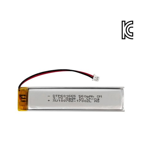 DTP 601665 3.7V 560mAh 리튬폴리머/세이펜/배터리/충전지/RB타입 C51021 RB 타입, 1개입, 1개