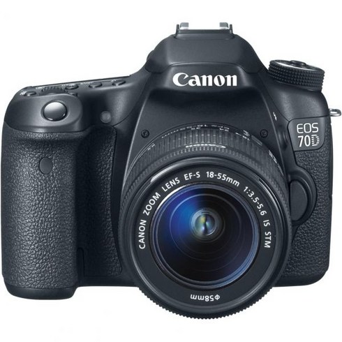 캐논70d - 프리미엄 캐논 EOS 70D 디지털 SLR 카메라 (본체만), w/ 18-55mm_Base