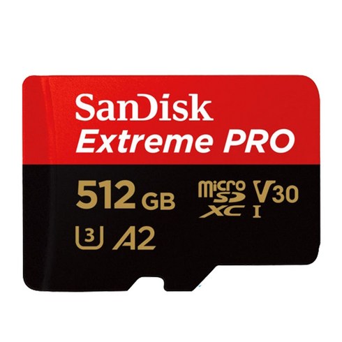 샌디스크 마이크로 SD 카드 SDXC Extreme Pro UHS-I 익스트림 프로 QXCD 512GB, 512기가