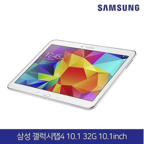 [삼성전자] 갤럭시탭4 10.1 (SM-T530) 구성품 충전기+전원케이블+보호필름+케이스증정, 32GB, 화이트