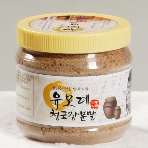 청국장분말 - 유모례청국장가루 / 100% 국산콩 사용/ 맛있고 장에좋은 미생물/ 아침이 즐거워져요, 1개, 500g