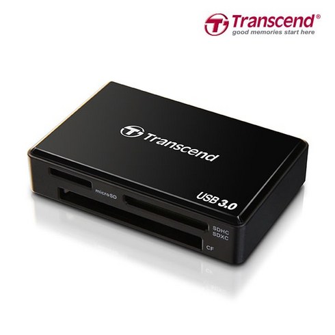 cf카드리더기 - 트랜센드 RDF8K2 USB3.1 멀티리더기 카드리더기, 블랙, 선택하세요