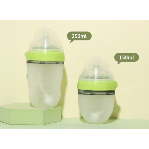 mam젖병 - 실리콘 젖병 250ml + 150ml 세트, 2개