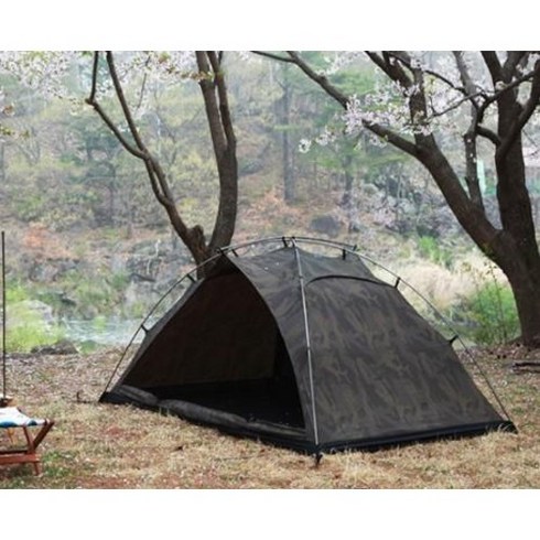 더캠퍼 마시모2P 카모플라쥬 2022년신형 2인용 캠핑 백패킹 감성캠핑 텐트