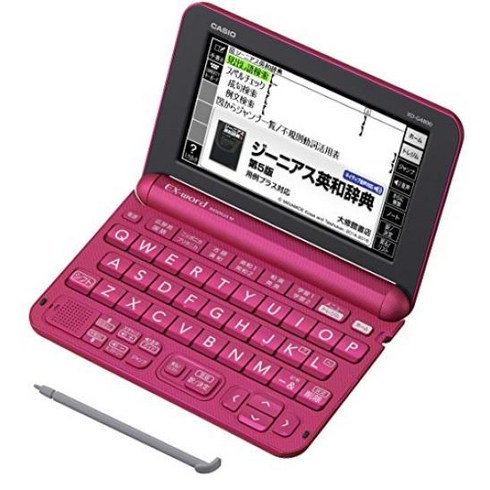 카시오 전자 사전 엑스워드 고등학생 모델 XD-G4800VP 비비드 핑크 콘텐츠 150