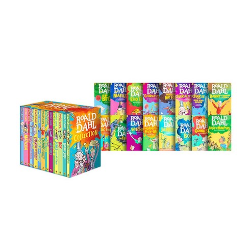 로얄드달 - 로알드달 베스트 16종 박스 세트 (영국판) : Roald Dahl Collection Gift Set (개정판), Penguin UK