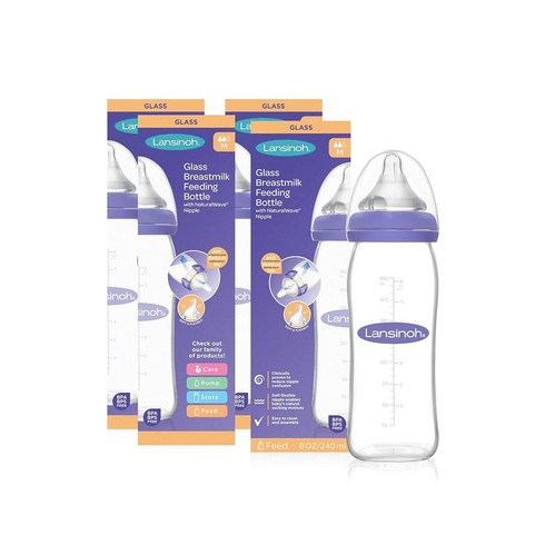 란시노유리젖병 - 란시노 유리 젖병, 236ml, 4팩, 236ml, 4개