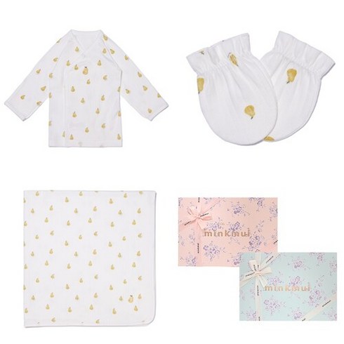 밍크뮤 [밍크뮤]IV)피어모달배내저고리/손싸개/속싸보SET