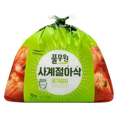 풀무원포기김치10kg - [풀무원] 사계절 포기김치 10kg