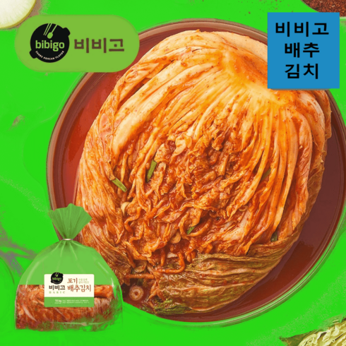 비비고베이직김치 - [국내산 대용량 생산직송] 비비고 포기 배추김치 10KG, 5kg, 1개