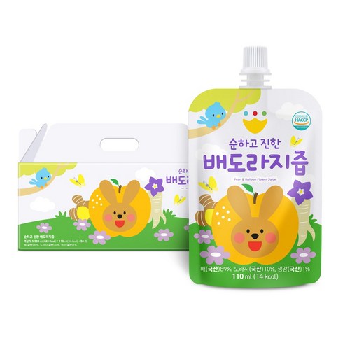 바맘 순하고 진한 배도라지즙 110ml x 30포