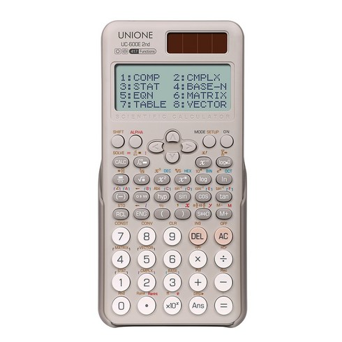 유니원 공학용계산기 UC-600E 2ND 샌드베이지 / NEW모델 / 2024년 신제품, 1개