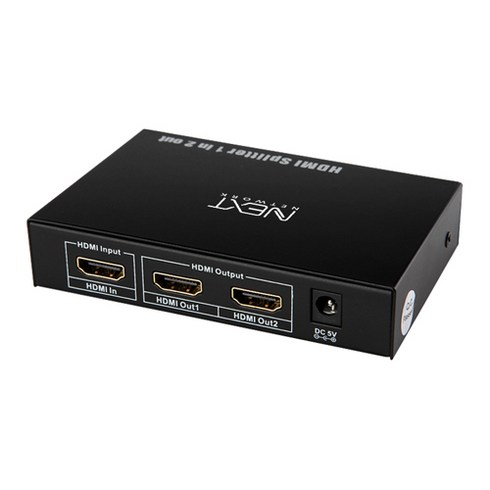 HDMI 모니터 영상 디스플레이 분배기/스플리터 1:2 UHD 4K 셋탑박스/PC, NEXT-0102SP4K, 1개