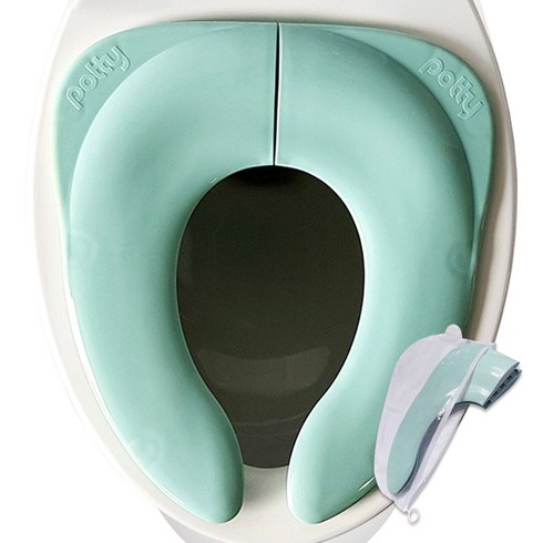 유아용 에이치포 크린 휴대용 변기시트, 민트
