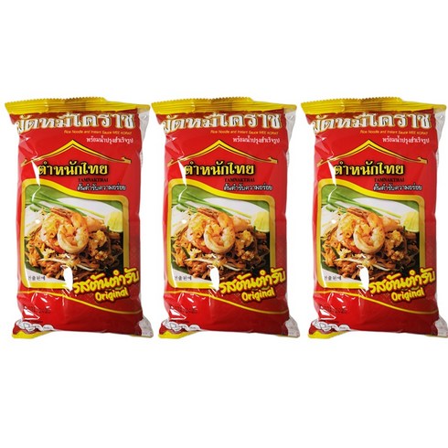 태국 팟타이 라이스누들 앤 소스 오리지날 200g x 3개 파타이 태국밀키트 볶음쌀국수 PADTHAI Rice Noodle Source