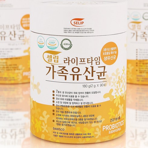 셀립 가족유산균2gX90포, 1개, 180g