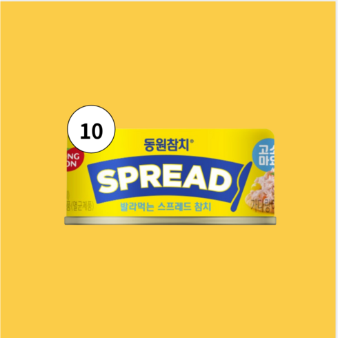 마요참치 - 동원참치 스프레드 고소마요 100g x 10캔, 1000g, 1개