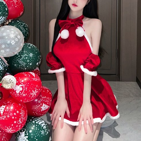 2023년 가성비 최고 섹시산타복 - 뷰라뷰 크리스마스 파티 의상 섹시 코스프레 여자 산타복 모음