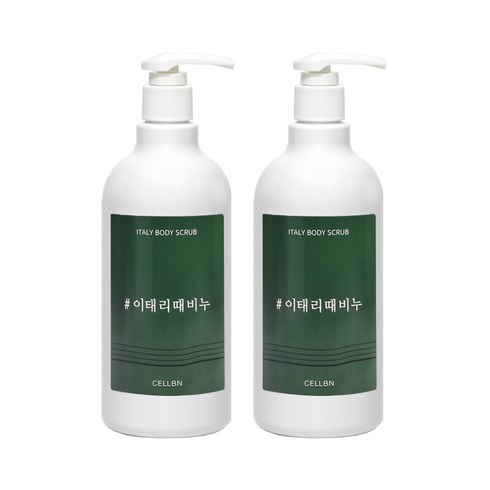 셀비엔 이태리 때비누필링젤 500ml, 2개