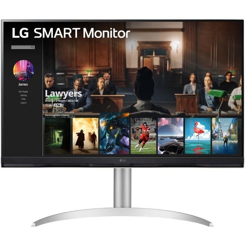 LG 스마트 모니터 32인치 32SQ730S-W 4K UHD 3840 x 2160 WebOS 22 OTT USB C형 새상품 32SQ730SW