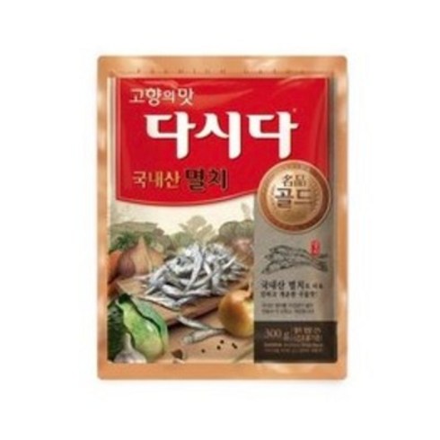 멸치다시다 - CJ제일제당 다시다 명품골드 멸치, 300g, 2개