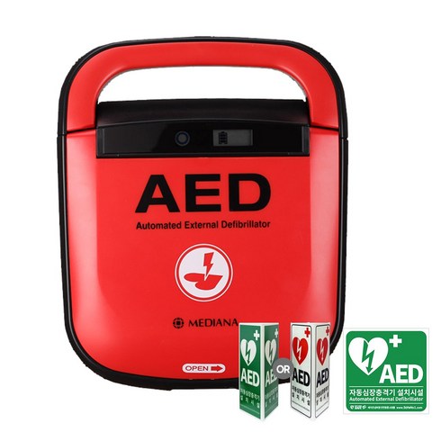 오늘출발 / 메디아나 제세동기 A15 AED 자동심장충격기 세트 [AED 삼각기둥 표지판 사은품], 제세동기 본품만(A15), 1개