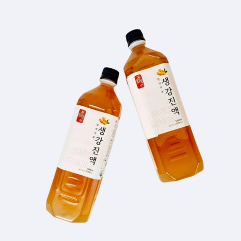 봉동 생강진액 생강청 1kg 1+1생강농축액 생강차 원액 엑기스, 2개, 1000ml