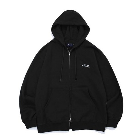 예일 후드 집업 23FW ONEMILE WEAR SMALL ARCH LOGO HOODIE ZIP UP BLACK