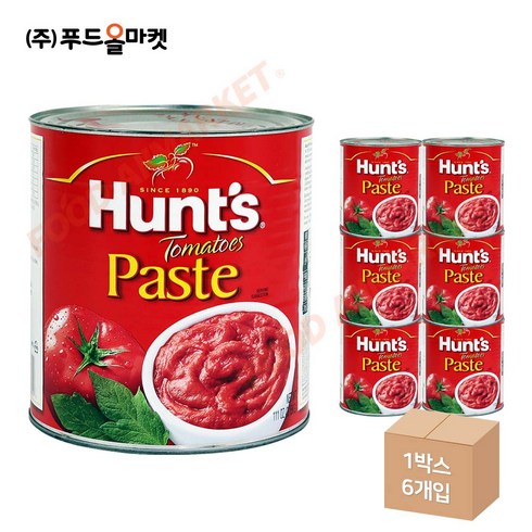 푸드올마켓_ 헌트 토마토페이스트 3.15kg 한박스 (3.15kg x 6ea), 6개