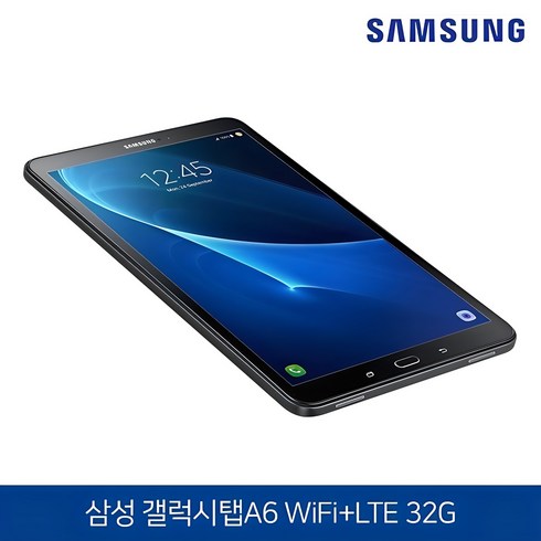 smp580 - 삼성전자 갤럭시탭A6 10.1 SM-T585 WiFi+LTE 32G 블랙 (충전기+케이블+필름+케이스) 태블릿PC