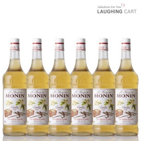 모닌 바닐라 시럽, 1L, 6개