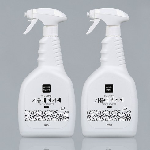 가성비가브랜드다 더 깨끗한 기름때 제거제 대용량, 2개, 900ml