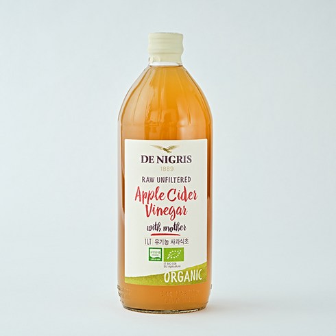 데니그리스 유기농 사과식초, 1L, 4개