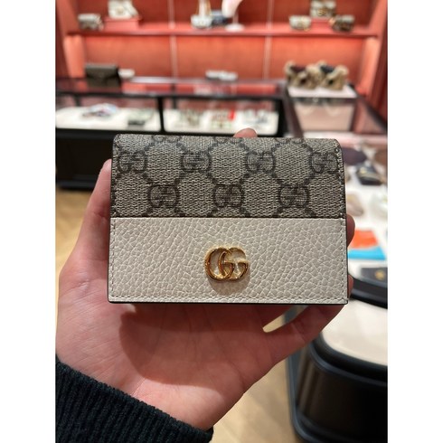 GUCCI 구찌 658610 마몽 투톤 여성 미니 반지갑 3종