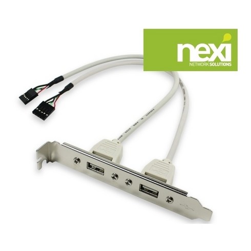 NX252 USB2.0 2P 브라켓(NX-USB-BL2P), 상세페이지 참조