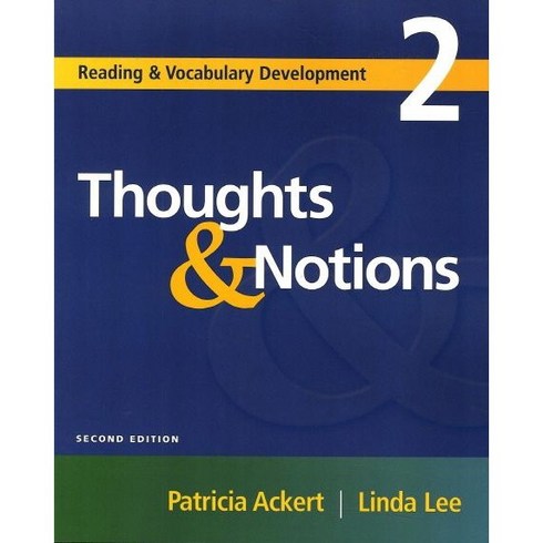 Reading & Vocabulary development 2 : Thoughts & Notions