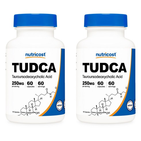 뉴트리코스트 TUDCA 타우로우르소데옥시콜 애시드 250mg 캡슐, 2개, 60정