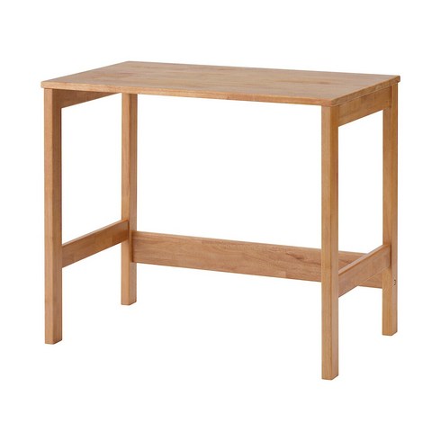 무인양품 MUJI 고무나무 목제 컴팩트 데스크 4550512828792, 내추럴