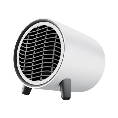 전기 책상 미니 히터 사무실 데스크탑용 작은 공간 개인 히터, 하얀색, 설명한대로