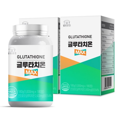 팔레오 백옥 글루타치온 정 6개월6개월  - 글루타치온 MAX 6개월분 1000mg x 180정, 2개